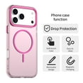 thumbnail image 3 of Allytechgroup for Apple iPhone 15 Pro Protective Case, [Compatible with Magsafe] Magnetic Back Cover PC+TPU Anti-Scratch Shock-Absorbent Anti-Fingerprint Matte Lightweight Non-Slip, Rose, 3 of 7