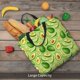 thumbnail image 5 of Fotbe Green Avocado Bolsa Tote con Estampado para Mujer, Bolsos con Cremallera, Bolsa de Hombro Casual de Gran Capacidad con Bolsillos Internos, 5 of 7