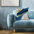 thumbnail image 2 of Nuevo Juego De Cojines Estampados De Lino Azul Abstracto Para Decorar El Hogar, Sofá Y Mesita De Noche, 2 of 4