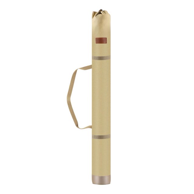 Pesca Bolsa multifuncional para caña de pescar Bolsa portátil para aparejos de pesca (1,3 m beige)