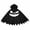 C-Black, variant on Arlun Halloween Pumpkin Face Capes for Kids Funny Cute Spooky Ghost Hooded Cape Boys and Girls Soft Cozy Loose Sawtooth Hem Capelet for Dress up Cosplay Party I-White XS