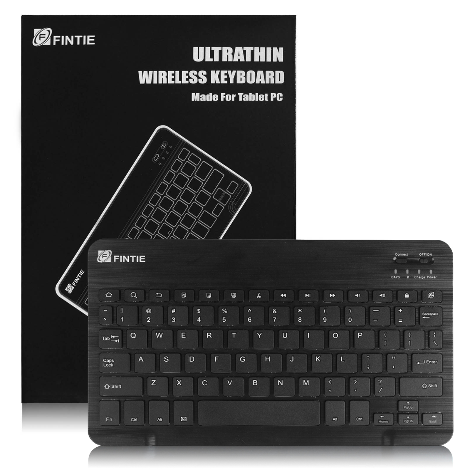 Fintie 10Inch Ultrathin (4mm) Wireless Bluetooth Keyboard for Android