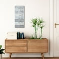 thumbnail image 2 of Stupell Industries Enjoy Family Home Inspirational Word Blue Wood Texture Design Canvas Wall Art by Anna Quach, 2 of 6