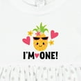 thumbnail image 4 of Inktastic First Birthday Hawaiian Pineapple Girls Baby Dress, 4 of 5
