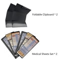 thumbnail image 3 of Portapapeles para lactancia GOTITEE, plegable, negro, 2 paquetes, 3 of 8