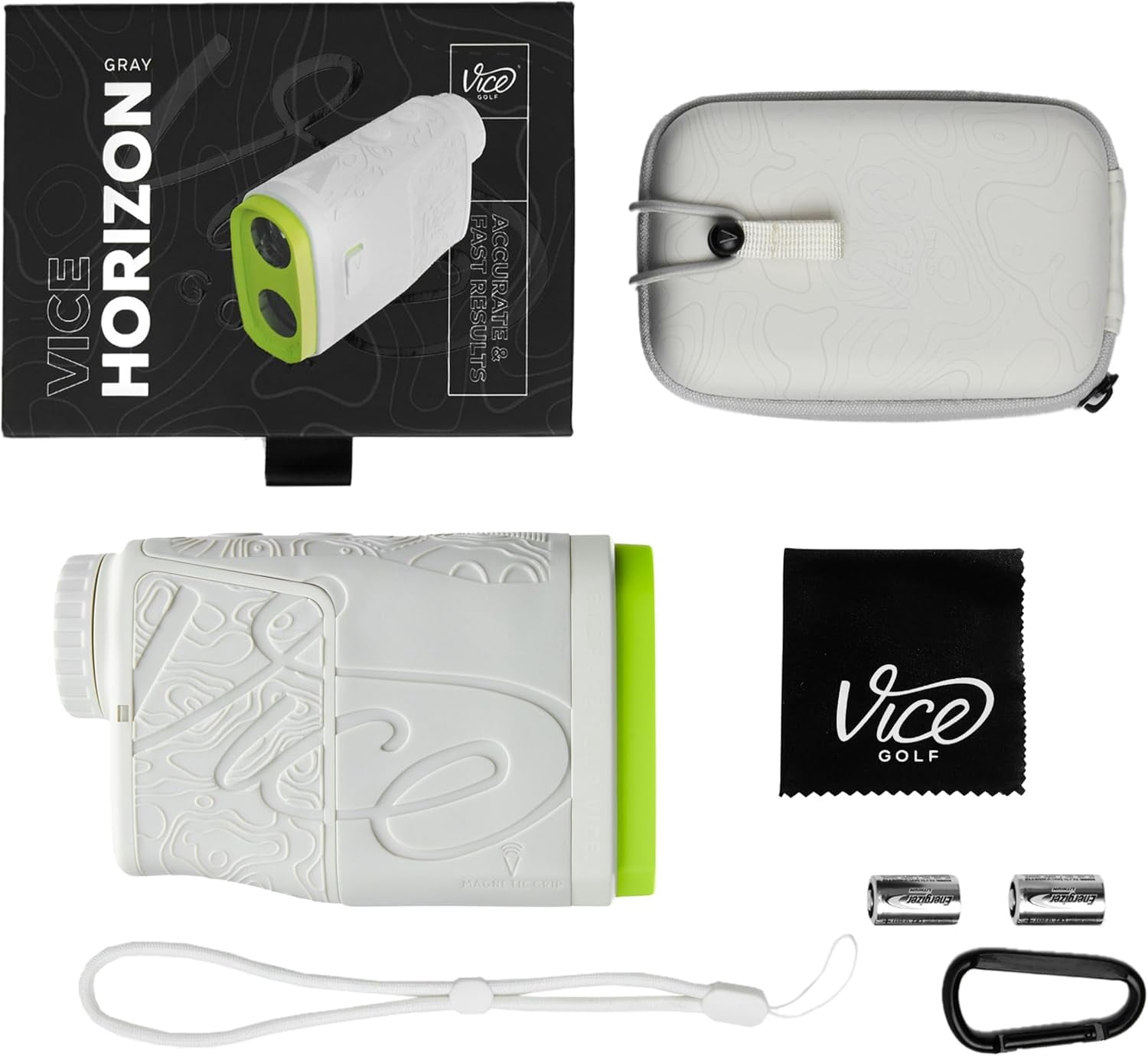 Vice Horizon Golf Laser Rangefinder with Slope (Gray)