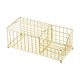 thumbnail image 2 of Xihbxyly Caja de Pañuelos Multifuncional, Elegante Diseño de Hierro, Práctico Almacenamiento Dividido, Ideal para Sala de Estar o Cocina, con Soporte para Control Remoto, Acabado Dorado o Plateado, T, 2 of 6