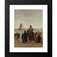 thumbnail image 2 of Jacob Maris 19x24 Black Modern Framed Museum Art Print Titled - Arrival of the Boats (1884), 2 of 5