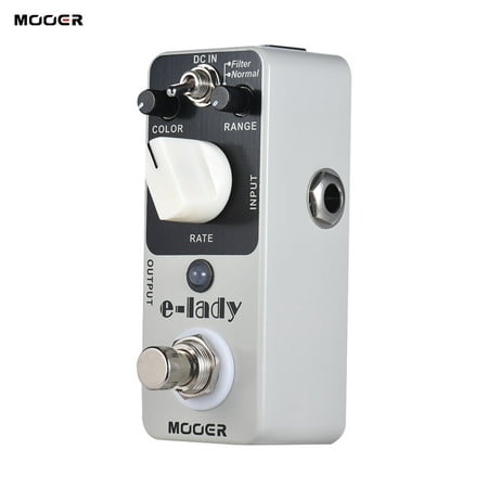MOOER e-lady Analog Flanger Guitar Effect Pedal 2 Modes True Bypass Full Metal (Best Analog Octave Pedal)