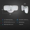 thumbnail image 4 of Feit Electric 3002315 Switch Hardwired LED White Security Floodlight, 4 of 4