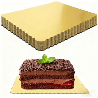 OMISTR 25 Pcs Rectngle Cke Bords, Gold Dessert Kuwit | Ubuy
