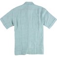 thumbnail image 2 of CubAvera Mini camisa con botones de pata de gallo para hombre, verde, pequeño, 2 of 2