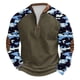 thumbnail image 2 of Blusas y camisas de manga larga con cuello redondo para hombre, sudadera con capucha de cuello redondo con cremallera y estampado, sudadera de manga larga, blusa de poliéster para hombre, 2 of 3