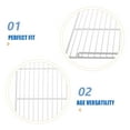 thumbnail image 3 of SOPOTUTU White Wire Shelf Separator for Refrigerator and Freezer Food Storage Organizer, 3 of 8