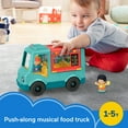 thumbnail image 2 of Fisher-Price Little People Serve It Up Food Truck Musical Toddler Toy with 2 Figures, 2 of 6