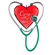 thumbnail image 1 of 1 Uds. Decoración colgante de corazón, cuidado de estetoscopio de corazón, decoración de estetoscopio de corazón amor Christma, 1 of 5