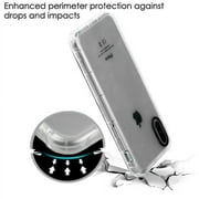 Apple IPhone X, 10, Ten Phone Case Clear Shockproof Hybrid Armor Rubber Silicone Gel Cover - Clear