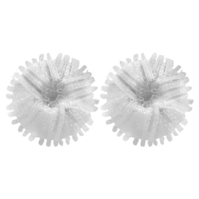 2Pcs Clothes Laundry Balls Reusable Vivid Color Labor-saving Effective Multipurpose Remove Hair Plastic Washing Machine Lint Remover Balls Hair Catchers for Home