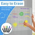 thumbnail image 5 of AITEE Low Odor Dry Erase Markers, Ultra Fine Pointed Tip, Clear Handwriting and Easy to Wipe Suitable for Fridge Calendars, Whiteboards, 6 Colors, 6 Pack, 5 of 5