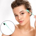thumbnail image 6 of Unique Bargains Dual Comb Eyebrow Brushes for Women Eyelash Eyebrow Travel Makeup Tool Light Green 8.15" Length, 6 of 7