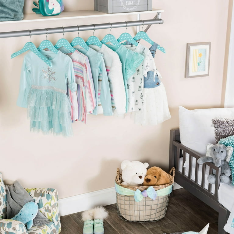 5x Adjustable Baby Hangers Nursery Closet Hangers for Nursery Kids Toddlers