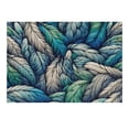 thumbnail image 2 of Awypu Impossible Wooden Puzzles Peacock Feather Watercolor Gradient Blue 300 PCS, 2 of 4