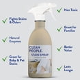 thumbnail image 3 of Clean People Stain Remover Spray - Natural Plant & Mineral-Based Ingredients - Non-Toxic Laundry Spot Treatment for Food, Pet & Baby Stains - Boosted with Enzymes - Fabric Safe - 16oz, 3 of 4