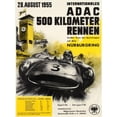 thumbnail image 4 of Lienzo decorativo con diseño de coches de carreras antiguos: 24 horas de Le Mans y Gran Premio de Mónaco para sala de estar, 4 of 5