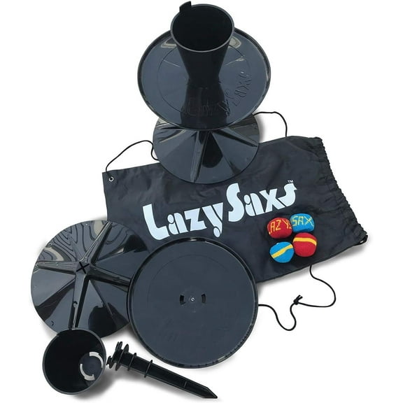 LazySaxs Sitting Game for The Beach, Tai ate, Camping, Park, Backyard, Indoors & Outdoors - Toss Game - Beach Game