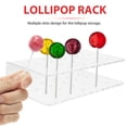 thumbnail image 2 of Shisuyan Lollipop Display Stand Acrylic Transparent 2Pcs 6.3X3.5in, 2 of 8