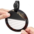 thumbnail image 2 of Halloween Castle 2pcs PU Leather Round Bag Tags Suitcase Handbag Tags with Privacy Cover and Name ID Tag for Travel Luggage, Handbags, Backpacks, School Bags, 2 of 6