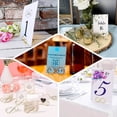 thumbnail image 5 of Efavormart 10 Pack | Gold Metal 3" Infinity Card Holder Stands, Table Number Stands, Wedding Table Place Card Menu Clips, 5 of 11