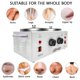 thumbnail image 5 of Calentador de cera doble AOWOSA Professional Electric 600 ml 220 W, 5 of 9