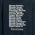 thumbnail image 3 of Forrest Gump - Bubbas Shrimp List - Men's Long Sleeve T-Shirt, 3 of 5