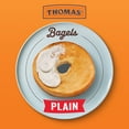 thumbnail image 3 of Thomas' Plain Bagels, 6 count, 10g Protein, Kosher Bagels, 20 oz Bag, 3 of 8