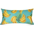 thumbnail image 4 of GZHJMY Banana Standard Pillowcase Super Soft Cozy Plush Pillow Case with Zipper for Sofa Bed Couch, 20 x 26 Inch, 4 of 7