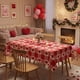 thumbnail image 1 of CaiYueKe Valentine's Day Tablecloth Waterproof Plastic Party Supplies Romantic Heart Design Large Rectangle Table Cover Decorations for Holiday Dinner Party Decor, 1 of 7
