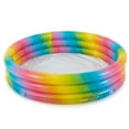 thumbnail image 4 of Intex 58449EP Rainbow Ombre 3 Ring Round Inflatable Kids Swimming Pool, 4 of 12