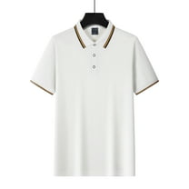 Aloohaidyvio Polo Shirts for Men - Comfortable Fit Collared Shirt Men S - 4XL Fitted Short Sleeve Classic Golf Shirts