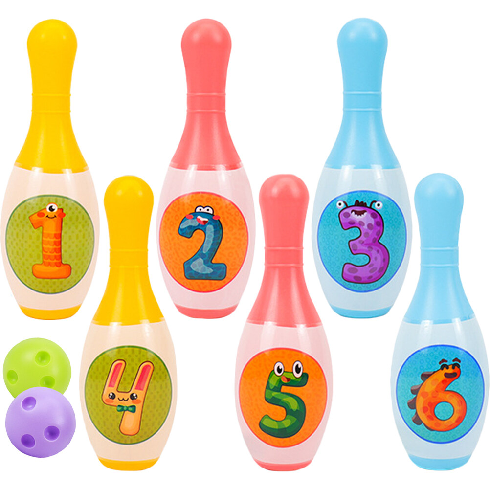 Bowling pin for kids 1 Set Children Bowling Toys Kids Bowling Pin