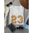 thumbnail image 3 of 23 King Basketball Women White T-Shirt, Female Small, 3 of 4