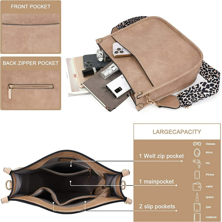 Crossbody Bags for Women Trendy Small Cute Cross Body Purses Weave Boho Bag  and Leather Handbags: Handbags