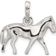 thumbnail image 3 of Sterling Silver Polished Horse Pendant (17 X 18) Made In India qc7840, 3 of 5
