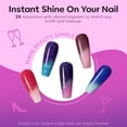 thumbnail image 2 of modelones Color Changing Nail Polish Set, 6 Colors Pink Blue Purple Orange Neon Mood Temperature Change Ombre Quick Dry Mini Manicure Kit DIY Nail Art Salon Gifts For Women Girls, 2 of 9