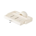 thumbnail image 4 of Jabonera de pared con ventosa giratoria para baño y ducha. blanco, 4 of 9