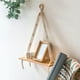 thumbnail image 4 of Hecho Macrame Bor Tapiz Estante para colgar en Estantes flotantes Onizador elegante de Boho para decoración del de perfecl Estante de pared tapiz, 4 of 7
