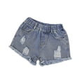 thumbnail image 4 of JLMSPLWG Girls Denim Summer Shorts Kids Wide Leg Jeans Shorts Elastic Waist Baggy Short Jean Teen Girls Stretchy Cute Casual Shortalls Jean with Pockets Toddler Girl Clothes, 4 of 8