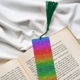 thumbnail image 6 of Kdxio Rainbow Glitter Print Metal Tassel Bookmarks,Perfect Gift for Art Lovers and Bookworms Metal Bookmarks for Women, 6 of 8
