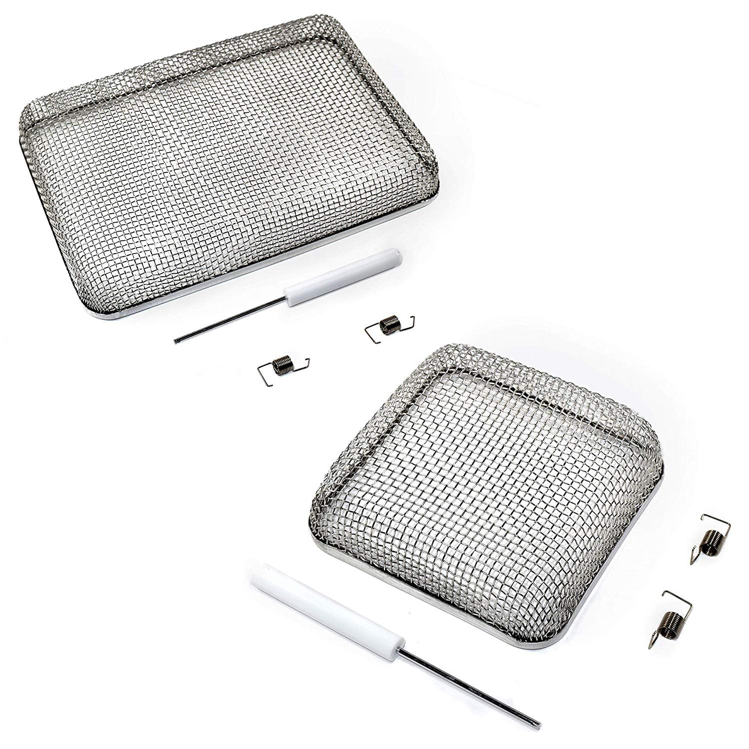 HQRP 4.5"x4.5" RV Furnace Water Heater Battery Vent Cover and 5.9"x8.5