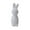 White, variant on Fozruso Easter Flocked Bunny Desktop Decor, 7.48 Inch, Pink,Best Way Together To Celebrate